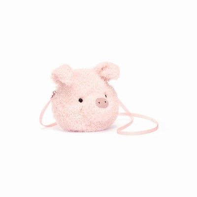 Jellycat Little Pig Bag Australia | 718024GRW